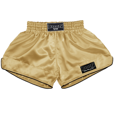 RSGO Retro Muay Thai Shorts GOLD - BOON Sport